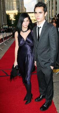 Max Minghella and Guest at the Metropolitan Opera 2006-2007 season opening night.
