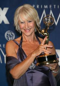 Helen Mirren at the 59th Annual Primetime Emmy Awards at the Shrine Auditorium.