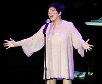 Liza Minnelli at the first night of her three-night run at the Luxor Hotel & Casino.