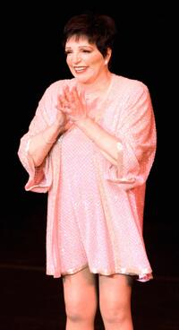 Liza Minnelli at the first night of her three-night run at the Luxor Hotel & Casino.