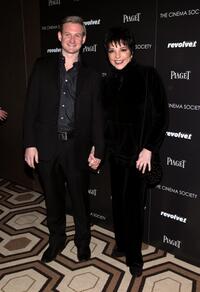 Liza Minnelli and Johnny Rogers at the screening of "Revolver" hosted by the Cinema Society and Piaget.