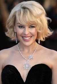 Kylie Minogue at the Brit Awards 2008.