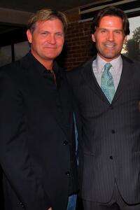 Producer Kevin Williamson and D.W. Moffett at the premiere party of "Hidden Palms."