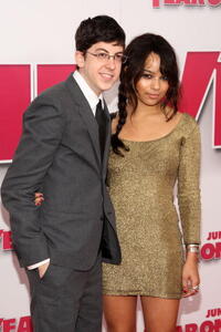 Christopher Mintz-Plasse and Zoe Kravitz at the New York premiere of "Year One."