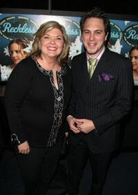 Debra Monk and Thomas Sadosk at the after party of the New York opening night of "Reckless."
