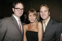Rainn Wilson, Nikki Cox and Jay Mohr at the NBC TCA Party.