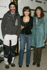 Daniel Day-Lewis, Camilla Belle and Rebecca Miller at the premiere of "The Ballad of Jack and Rose."
