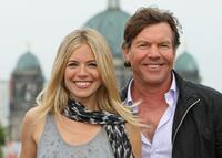 Sienna Miller and Dennis Quaid at the photocall of "G.I. Joe: The Rise Of The Cobra."
