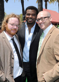 Walt Dohrn, Craig Robinson and Mike Mitchell at the California premiere of "Shrek Forever After."