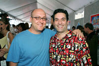 Mike Mitchell and Oren Aviv at the California premiere of "Sky High."