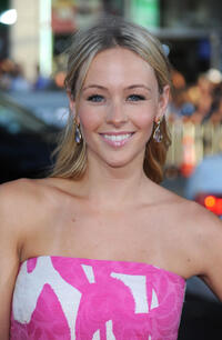 Emily Montague at the California premiere of "Rise of The Planet of The Apes."