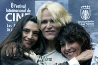 Angela Molina, Antonia San Juan and Elvira Minguez at the presentation of "La Caja" during the Eight International Festival of Cinema.