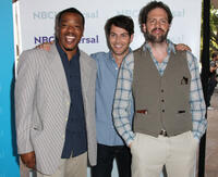 Russell Hornsby, David Giuntoli and Silas Weir Mitchell at the 2012 NBCUniversal Summer Press Day in California.