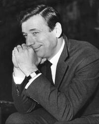 Yves Montand at the opening of Saville Theatre, to perform his internationally one-man show "An evening with Yves Montand".