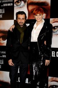 Jordi Molla and Bimba Bose at the premiere of "El Consul de Sodoma."