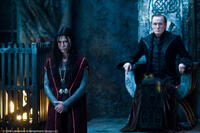 Rhona Mitra as Sonja and Bill Nighy as Viktor in "Underworld: Rise of the Lycans."