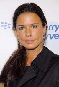 Rhona Mitra at the launch party for the new BlackBerry Curve in L.A.