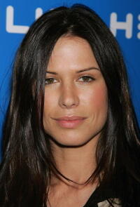 Rhona Mitra at an L.A. party to celebrate the launch of Helio.