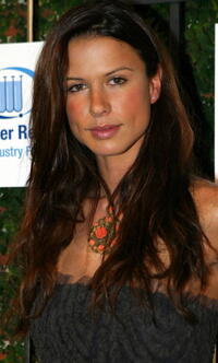 Rhona Mitra at the the Saks Fifth Avenue "A Key To The Cure" benefit event in Beverly Hills.