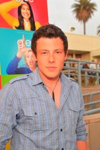 Cory Monteith at the premiere of "GLEE."
