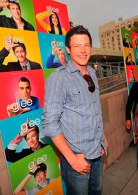 Cory Monteith at the premiere of "GLEE."