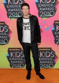 Cory Monteith at the Nickelodeon's 23rd Annual Kids Choice Awards.