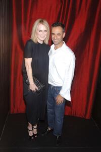 Julianne Moore and Francisco Costa at the Calvin Klein After Party during the Mercedes-Benz Fashion Week Spring 2008.