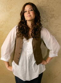Actress Mandy Moore from the film "Dedication" poses for a portrait during the 2007 Sundance Film Festival in Utah.