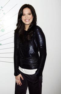 Actress Mandy Moore backstage during MTV's Total Request Live in N.Y.