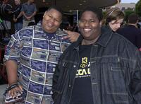 Jamal Mixon and his brother Jerod at the premiere of "Me Myself and Irene."
