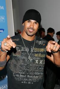 Shemar Moore at the Maxims Pre-Super Bowl XLI Party.