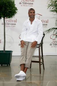 Shemar Moore at the photocall of 2007 Monte Carlo Television Festival.