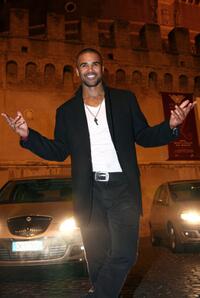 Shemar Moore at the Castel SantAngelo for the opening day party of RomaFictionFest.