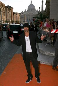 Shemar Moore at the Auditorium della Conciliazione for the opening day party of RomaFictionFest.