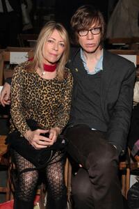 Kim Gordon and Thurston Moore at the Rodarte Fall 2010 Fashion Show during the Mercedes-Benz Fashion Week.