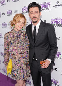 Julie Mond and producer Josh Mond at the 2012 Film Independent Spirit Awards in California.