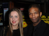 Mark Monero and Guest at the London premiere of "Wild Bill."