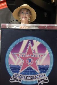 Rita Moreno at the Hollywood Walk Of Fame.