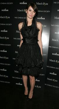 Emily Mortimer at the special screening of "Match Point."