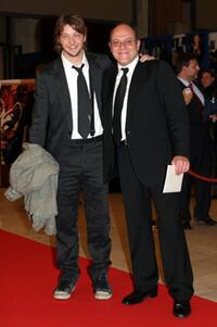 Silvio Muccino and Carlo Verdone at the Italian Film Academy's 50th David di Donatello Awards Ceremony.