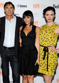Rob Moran, Wendy Glenn and Amy Seimetz at the premiere of "You're Next" during the 2011 Toronto International Film Festival.