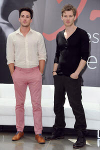 Michael Trevino and Joseph Morgan at the photocall of "Vampire Diaries" during the 52nd Monte Carlo TV Festival.