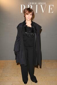 Laura Morante at the Giorgio Armani Prive Spring / Summer 2008 Haute Couture Collection Show.