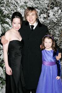 Anna Popplewell, William Moseley and Georgie Henley at the aftershow party following the Royal Film Performance and world premiere of "The Chronicles Of Narnia."