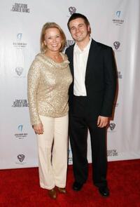 Nancy Morgan and Jason Ritter at the screening of "The Education of Charlie Banks."
