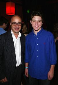 David Dinerstein and Trevor Morgan at the premiere after party of "Mean Creek."