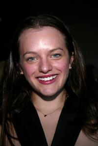 Elisabeth Moss at the Vivienne Tam fashion show during the Olympus Fashion Week.
