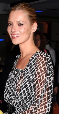 Kate Moss at the new TopShop clothing line.