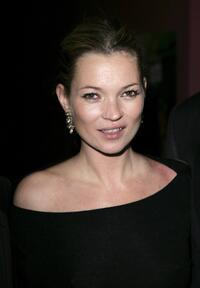 Kate Moss at the afterparty following the "Little Britains Big Night" charity gala performance in aid of Comic Relief.