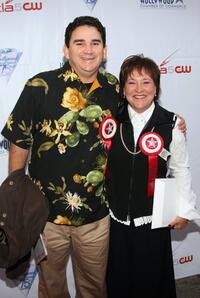 Valente Rodriquez and Belita Moreno at the 75th Annual Hollywood Christmas Parade.